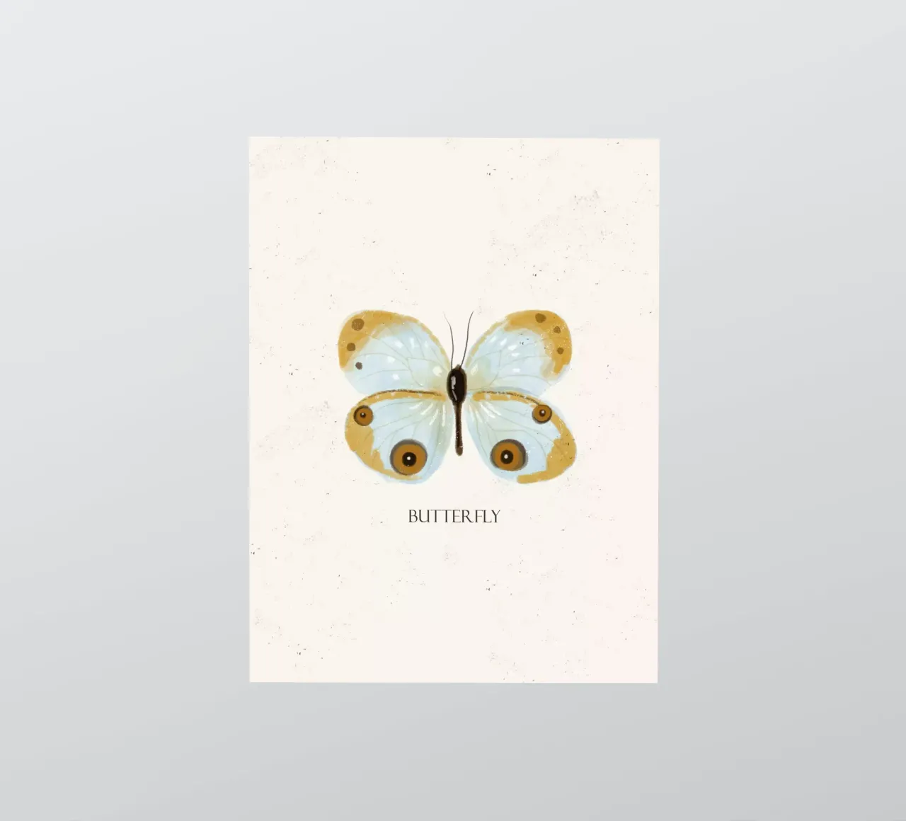 Farfalla adesivo da Indigo Rain