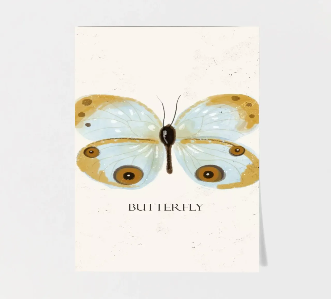 Farfalla foglio adesivo da Indigo Rain