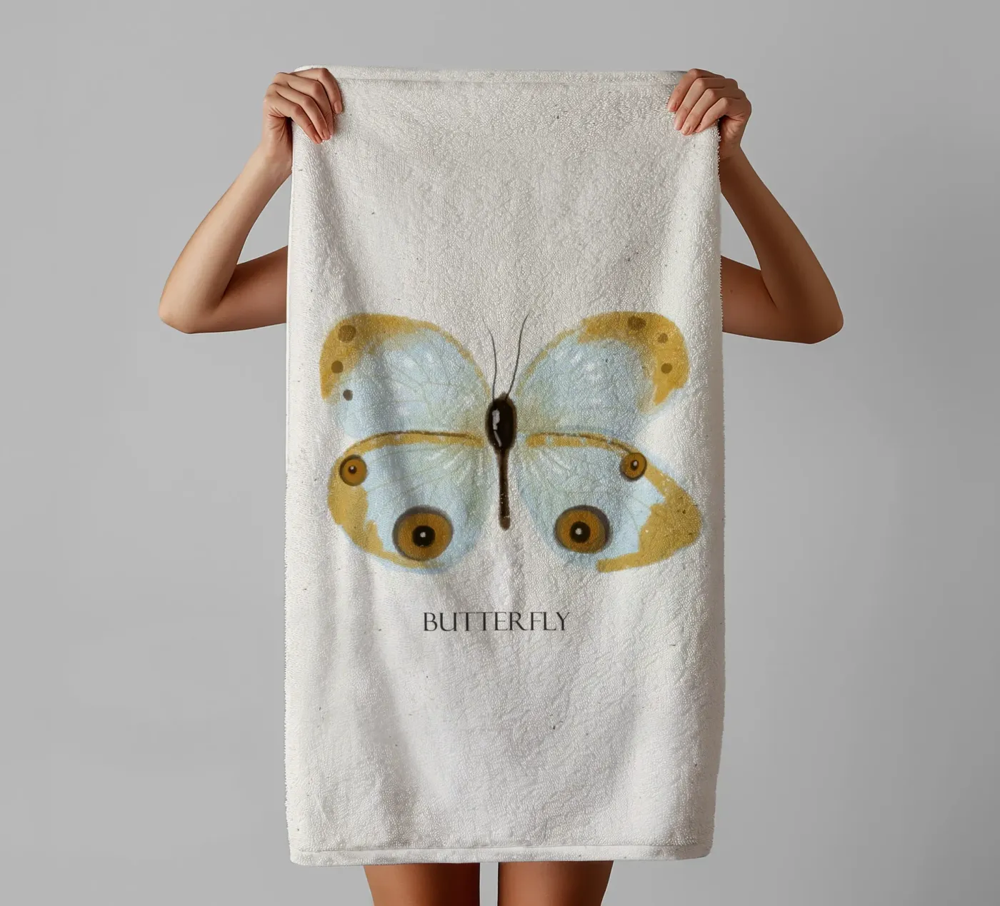 Vlinder badhanddoek van Indigo Rain