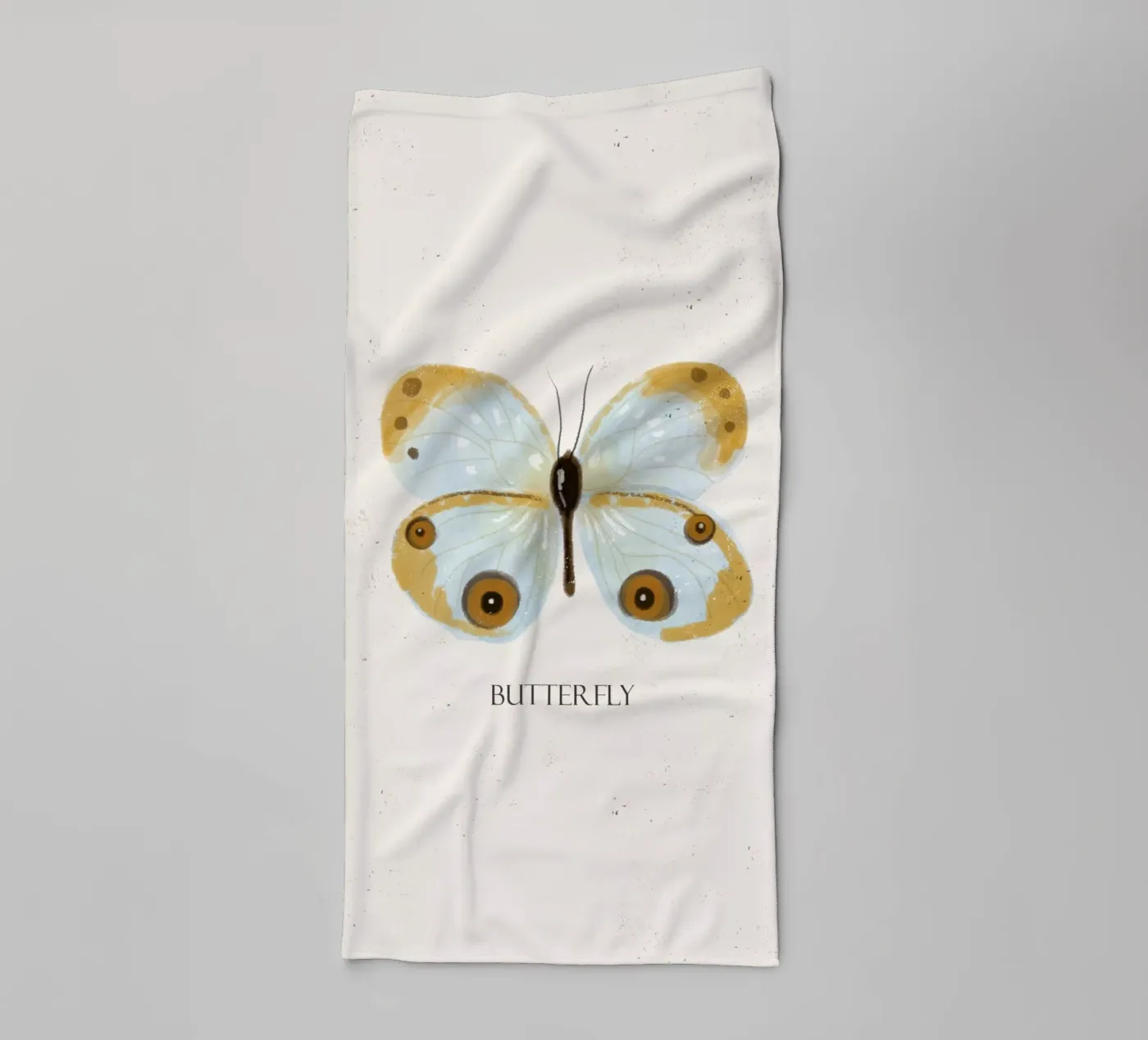 Vlinder badhanddoek van Indigo Rain