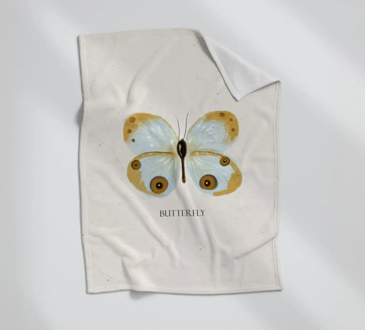 Vlinder fleecedeken van Indigo Rain