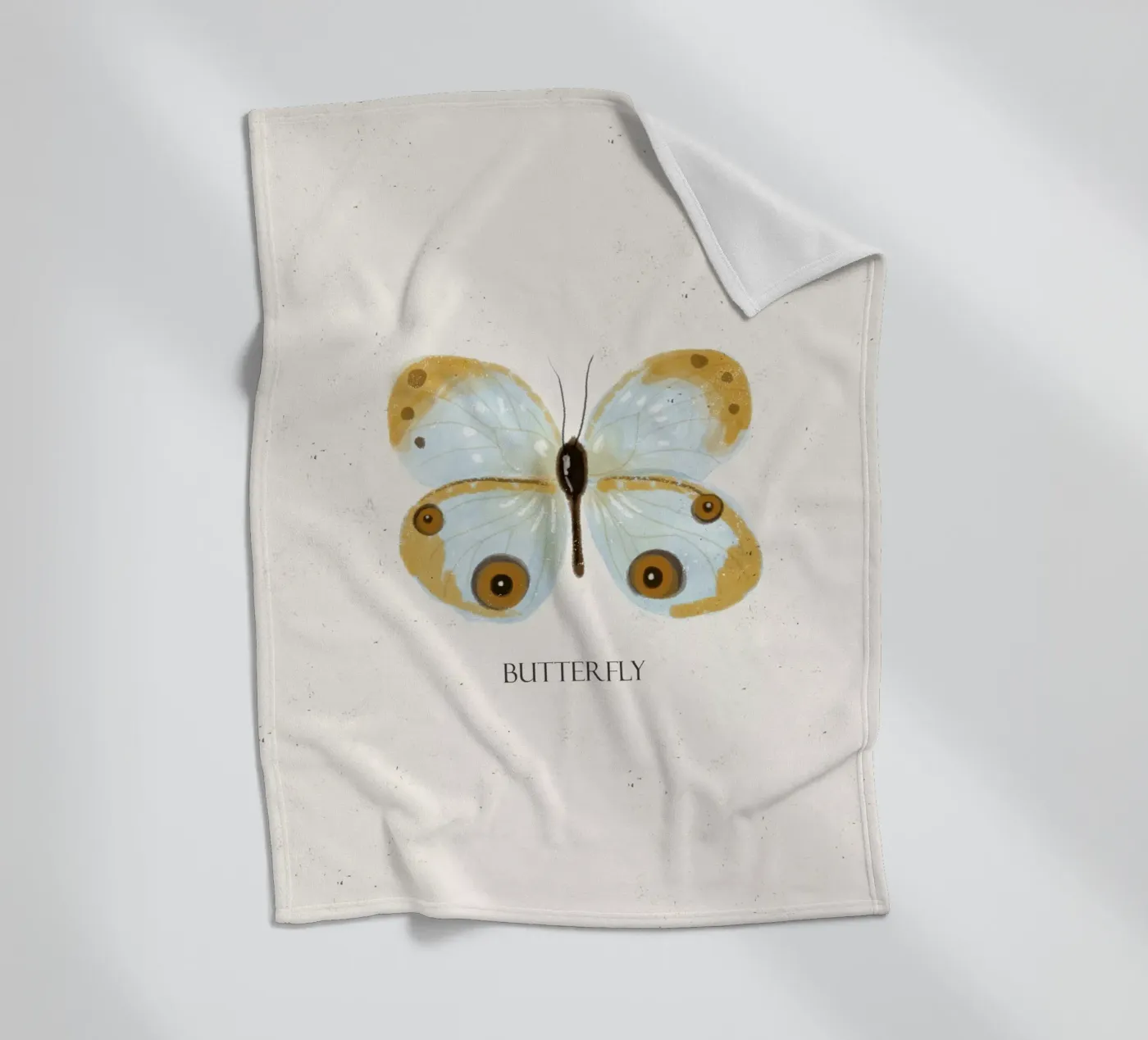 Vlinder fleecedeken van Indigo Rain