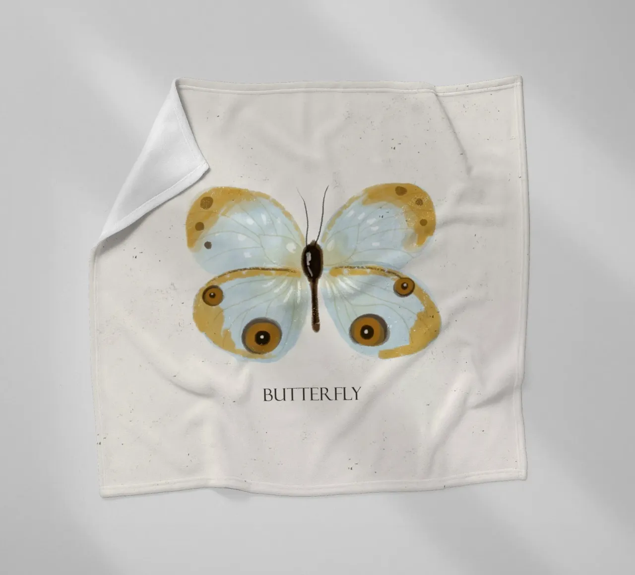 Vlinder fleecedeken van Indigo Rain