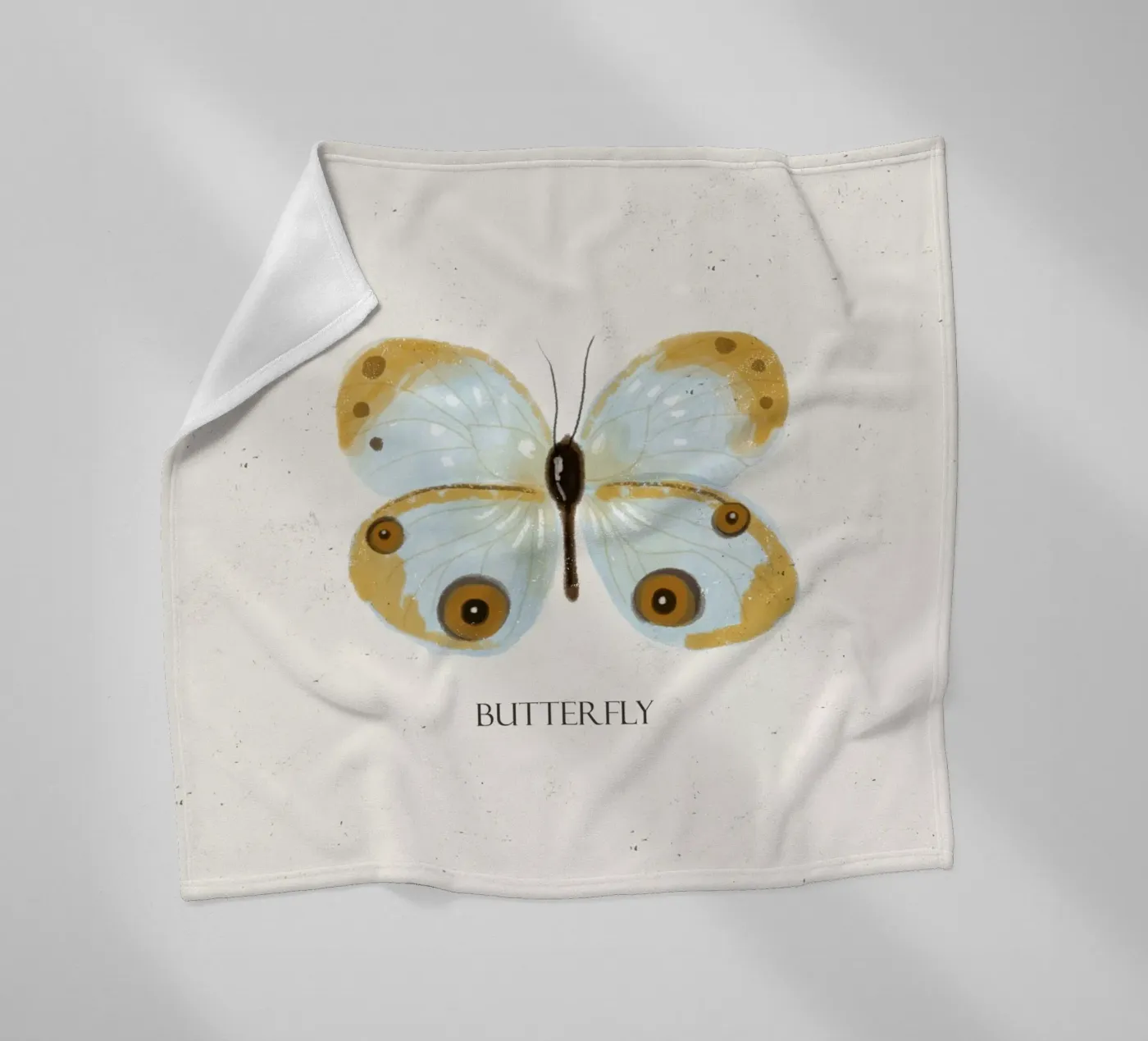 Vlinder fleecedeken van Indigo Rain