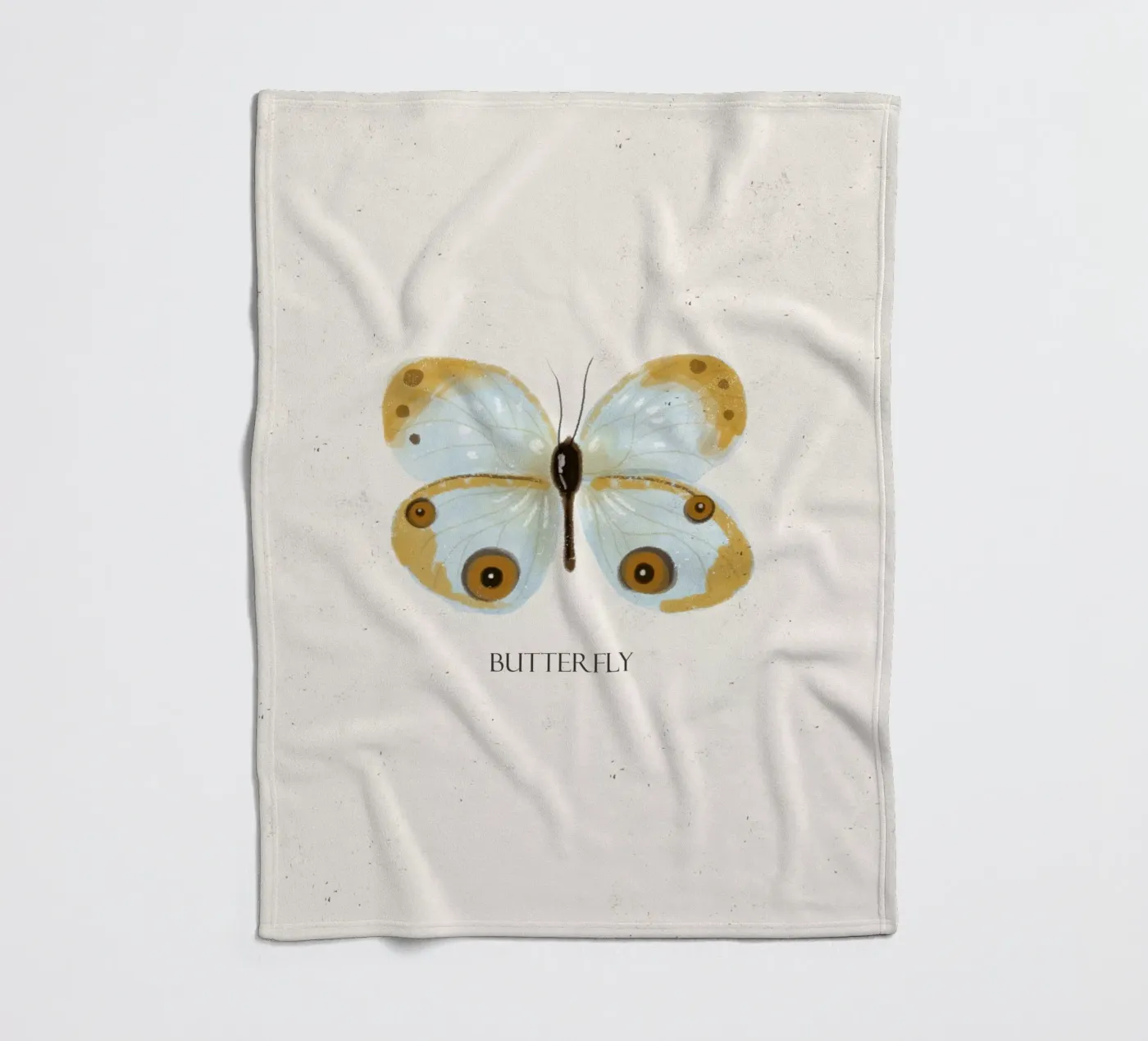 Vlinder fleecedeken van Indigo Rain