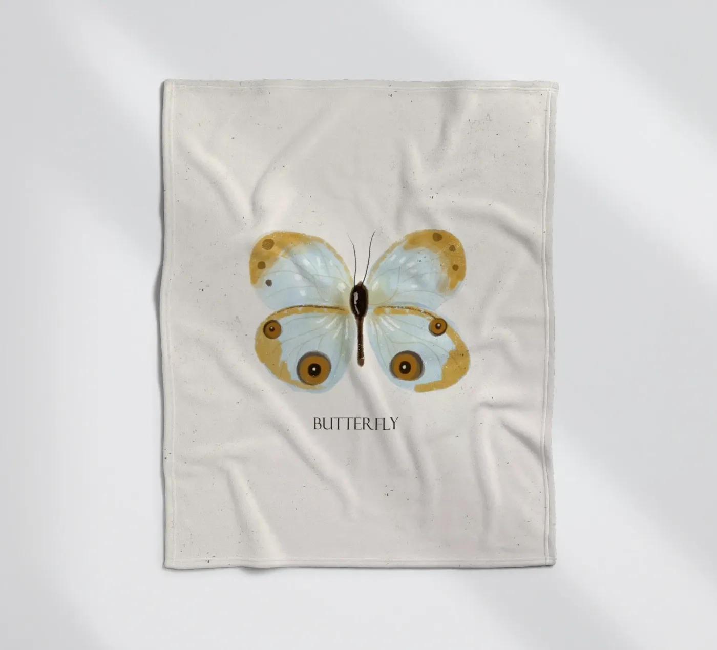 Vlinder fleecedeken van Indigo Rain