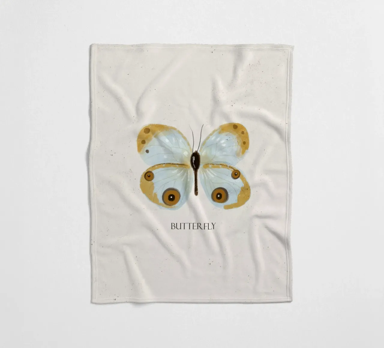 Vlinder fleecedeken van Indigo Rain