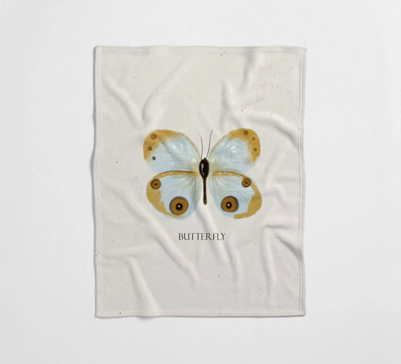Vlinder fleecedeken van Indigo Rain