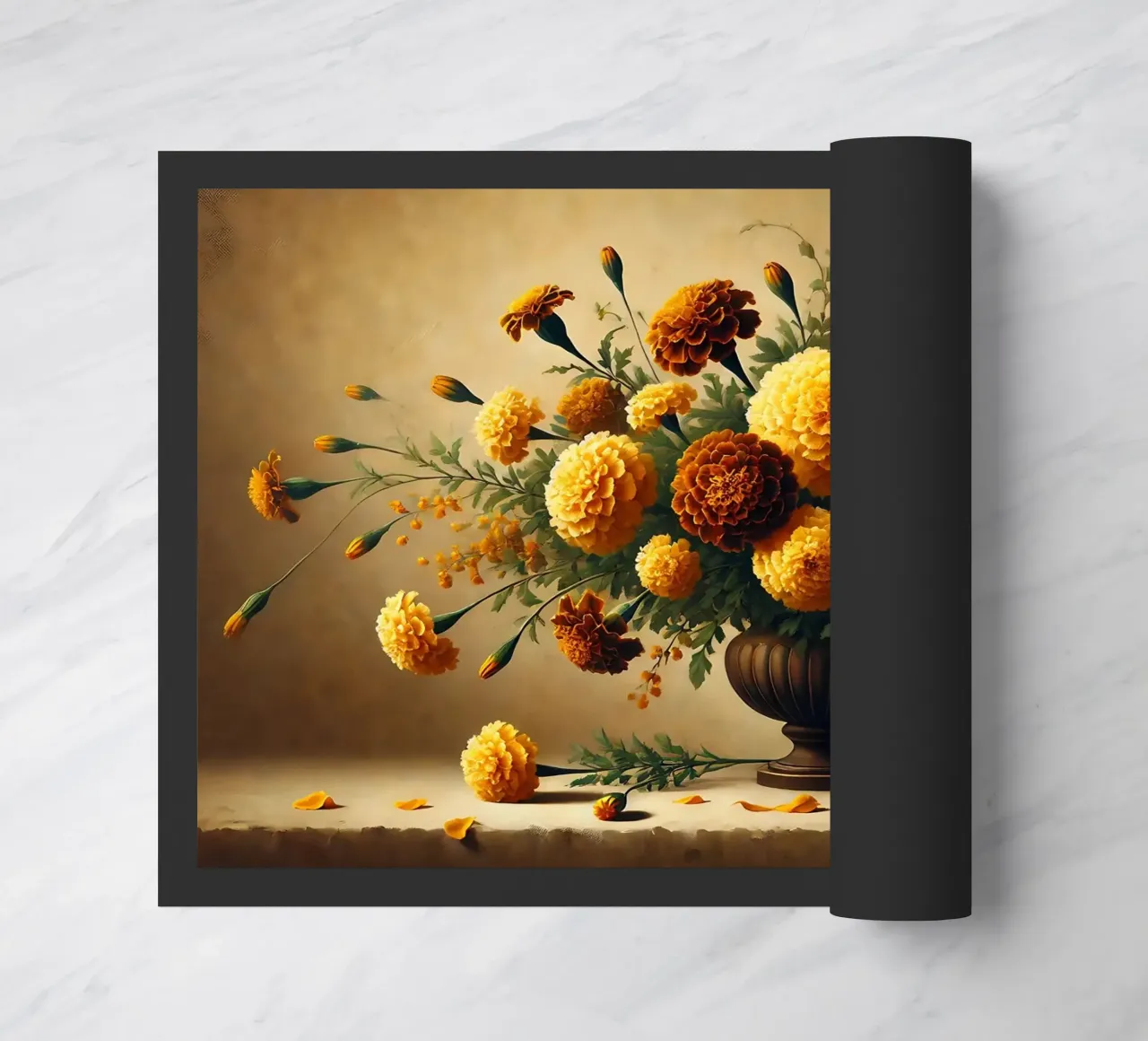 Bouquet di calendule vittoriane zerbino da VintageBotanics