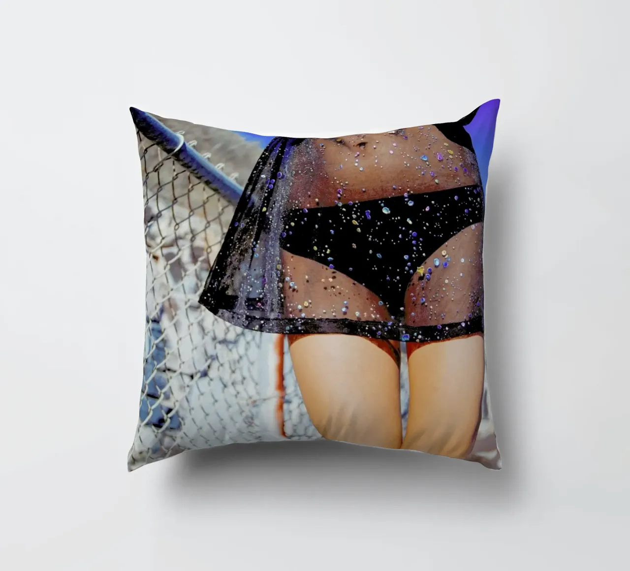 Shine decorative cushion by Aysha Banos