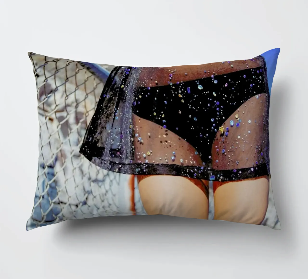 Shine decorative cushion by Aysha Banos