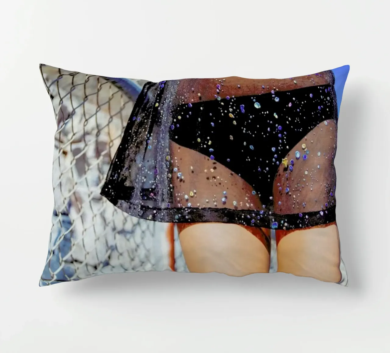 Shine decorative cushion by Aysha Banos
