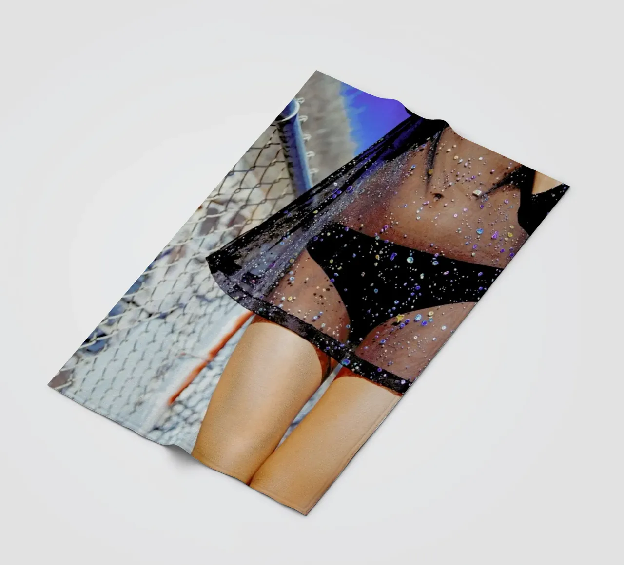 Shine fleece blanket by Aysha Banos