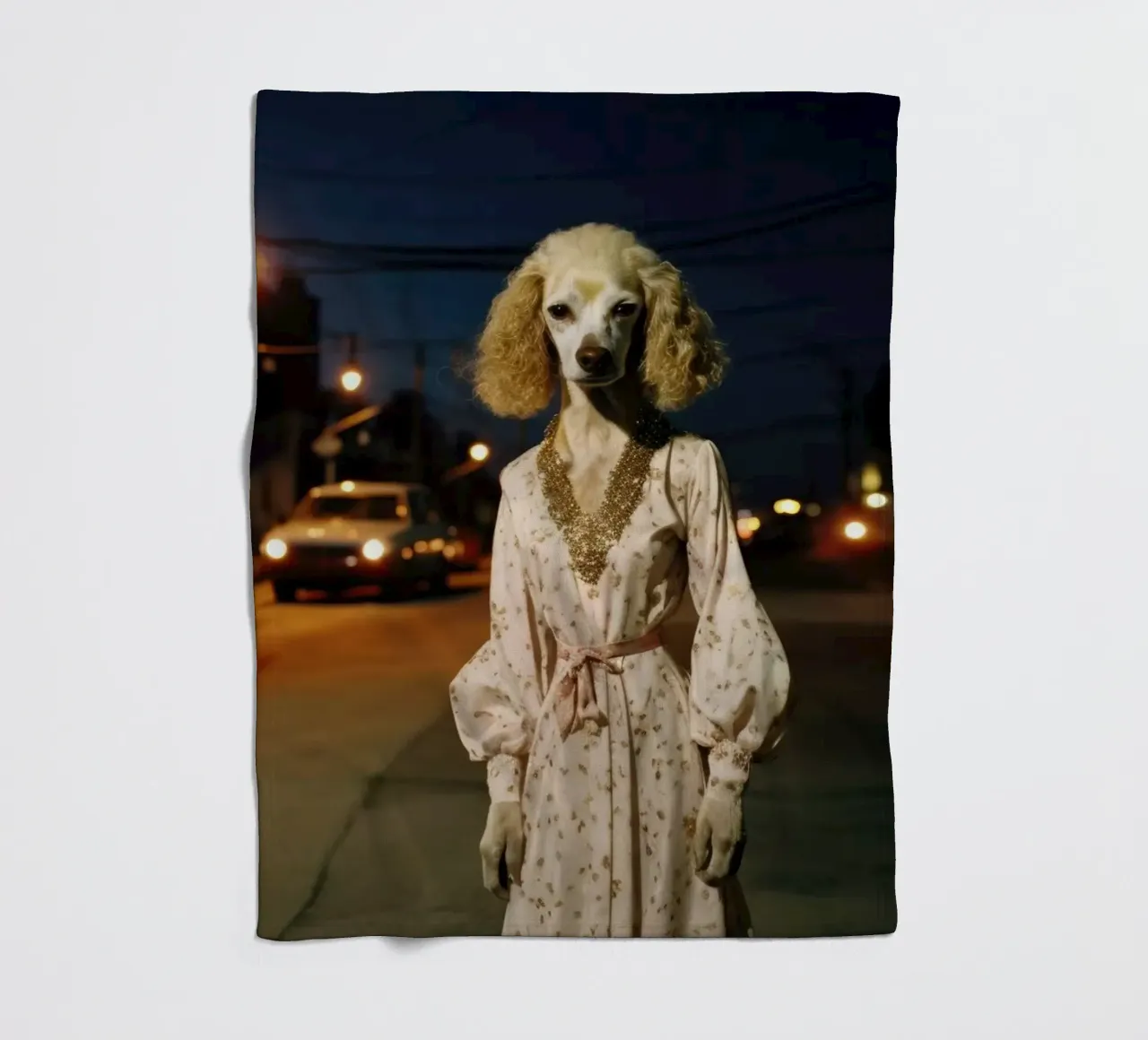 Elodie coperta in pile da Affiches Chien Originales – Dogland