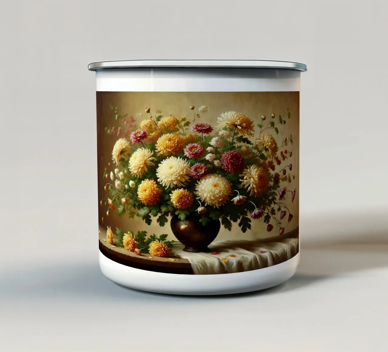 Bouquet vittoriano Shevanti tazza in smalto da VintageBotanics