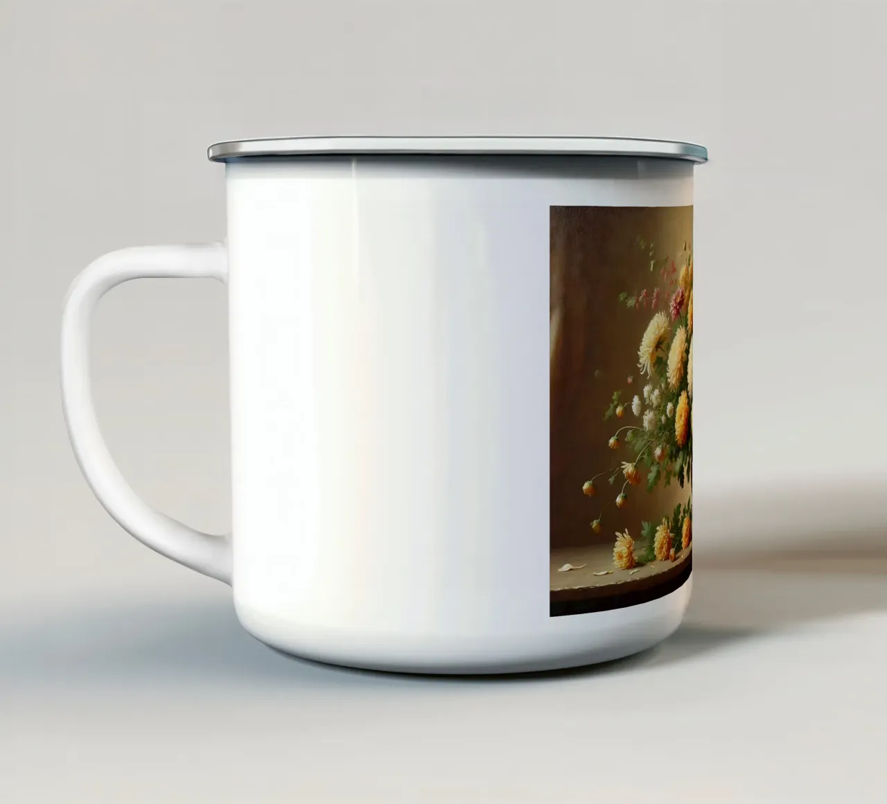 Bouquet vittoriano Shevanti tazza in smalto da VintageBotanics