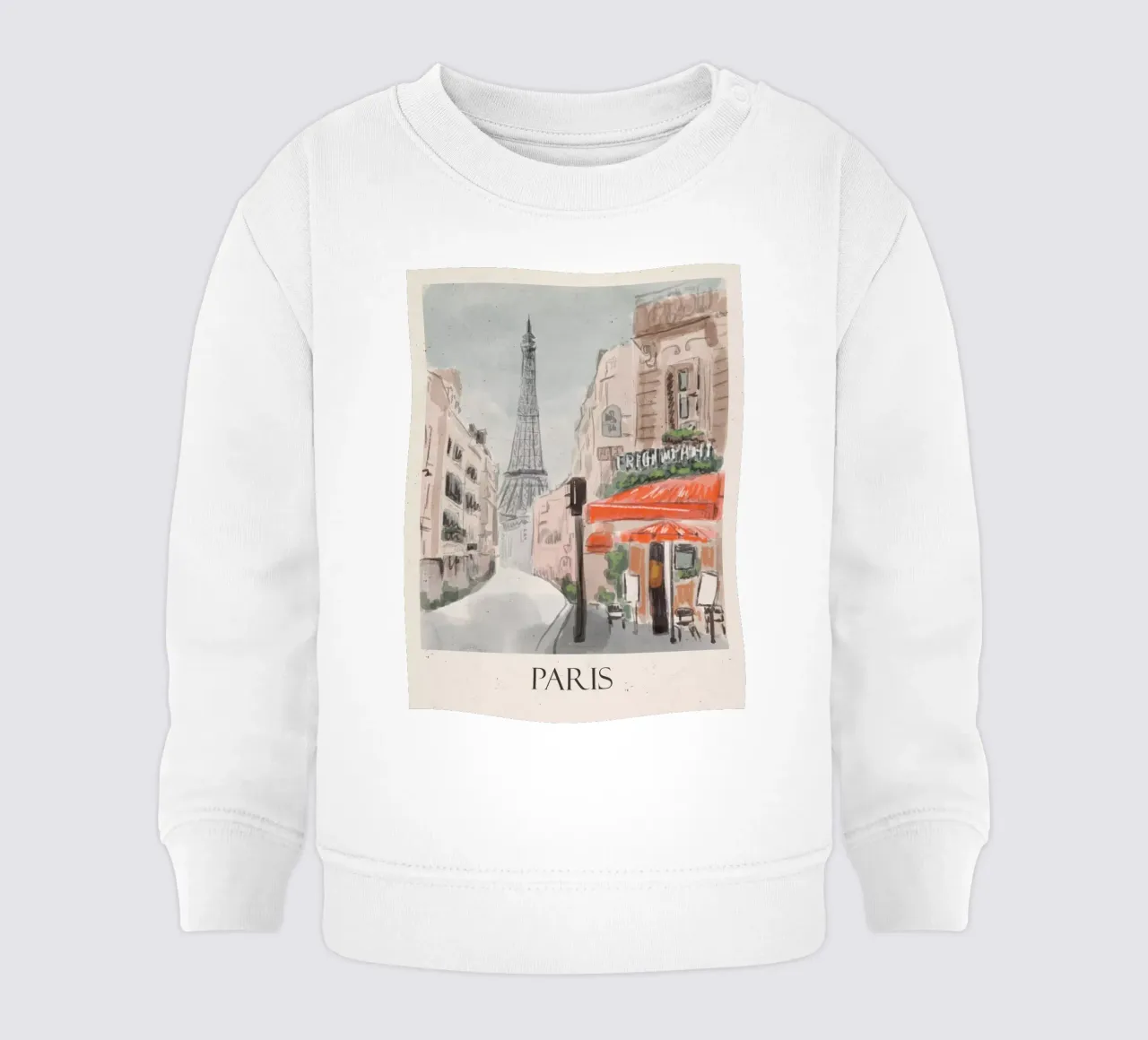 Parigi felpa neonato da Indigo Rain