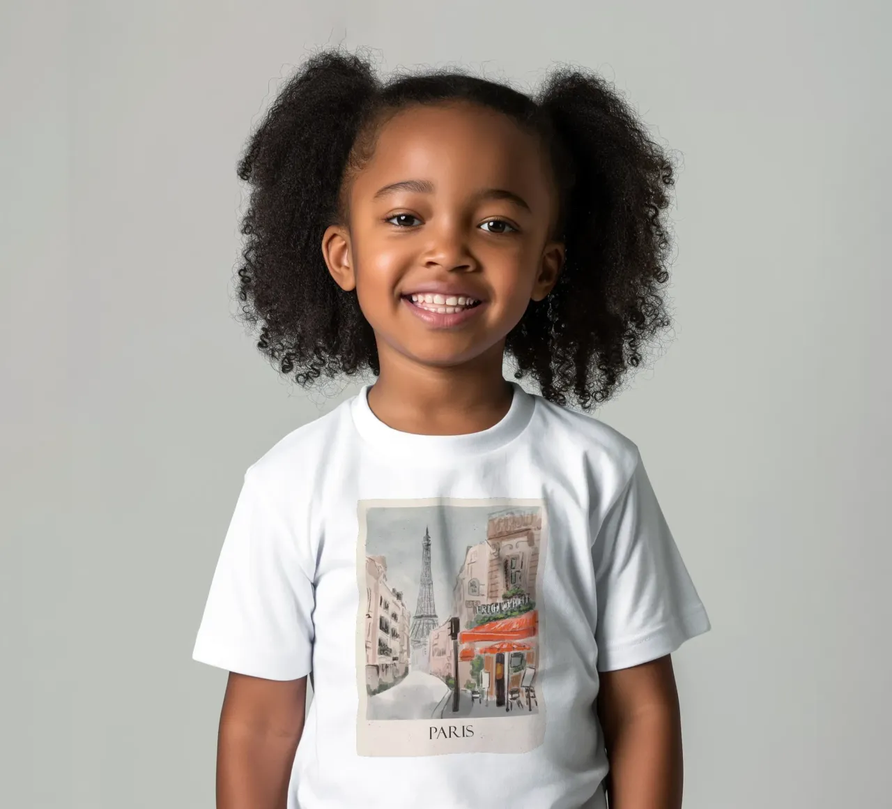 Paris Kinder T-Shirt von Indigo Rain