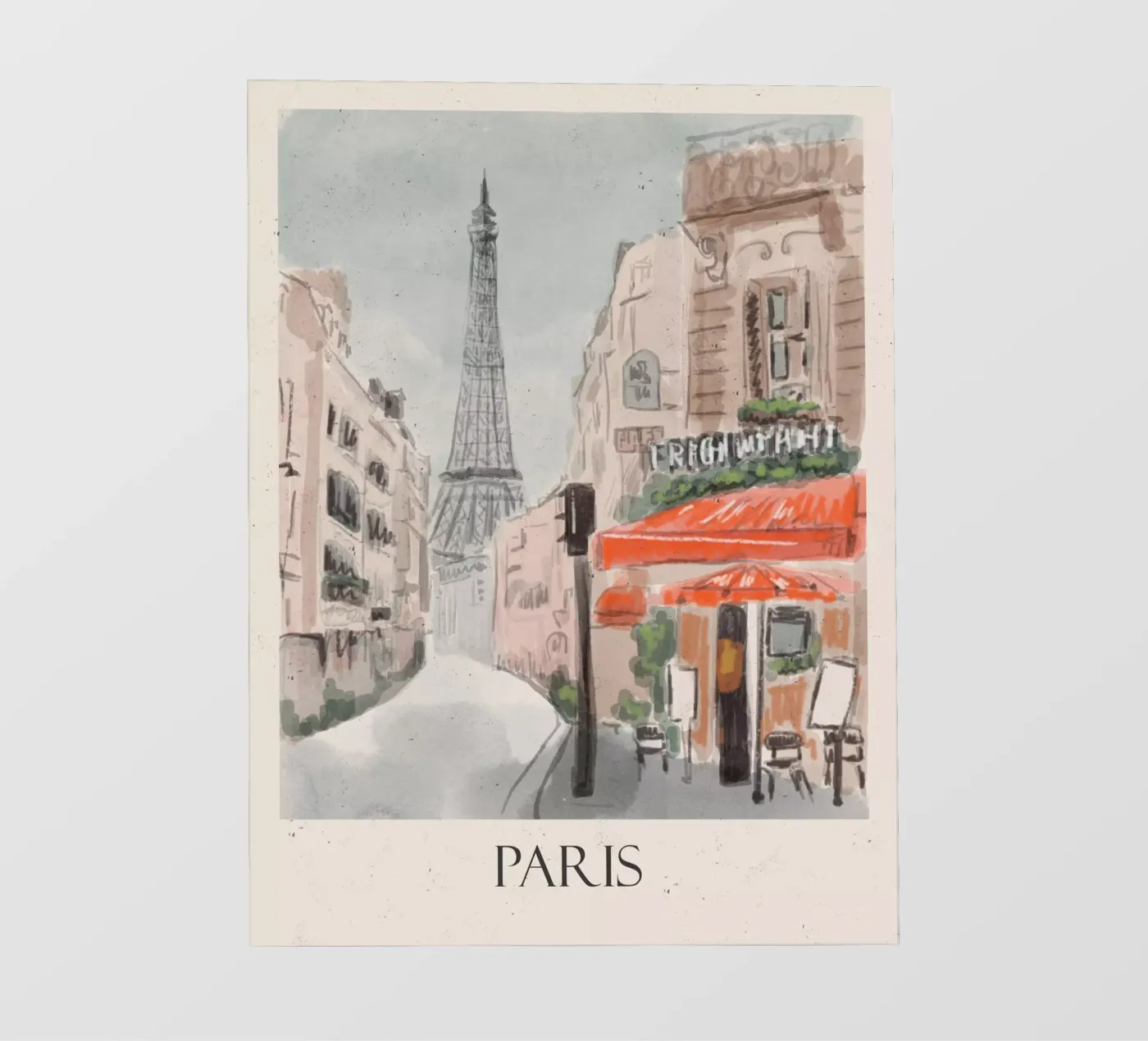 Paris pellicola backlit da Indigo Rain