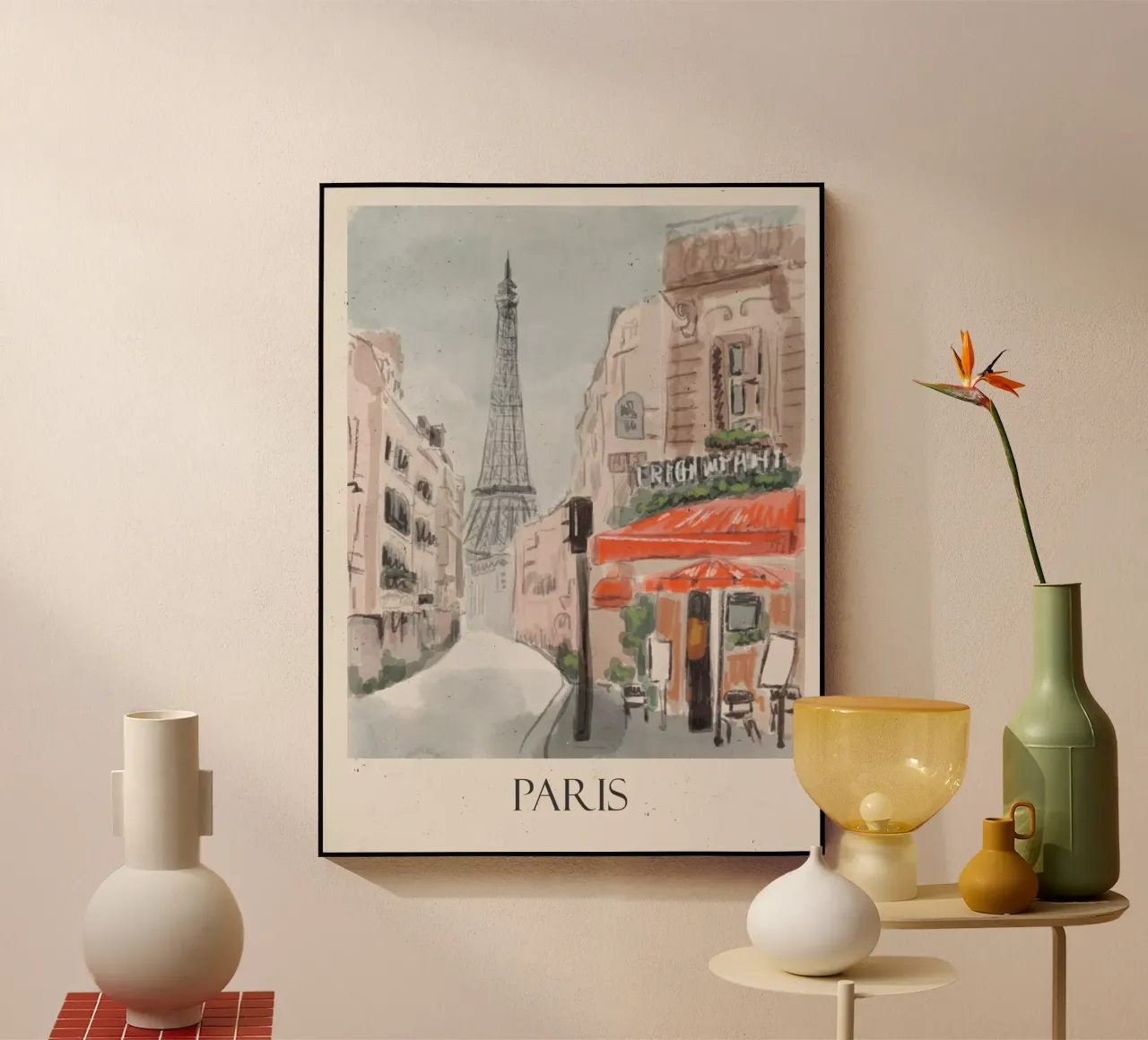 Paris acrylic glass by Indigo Rain
