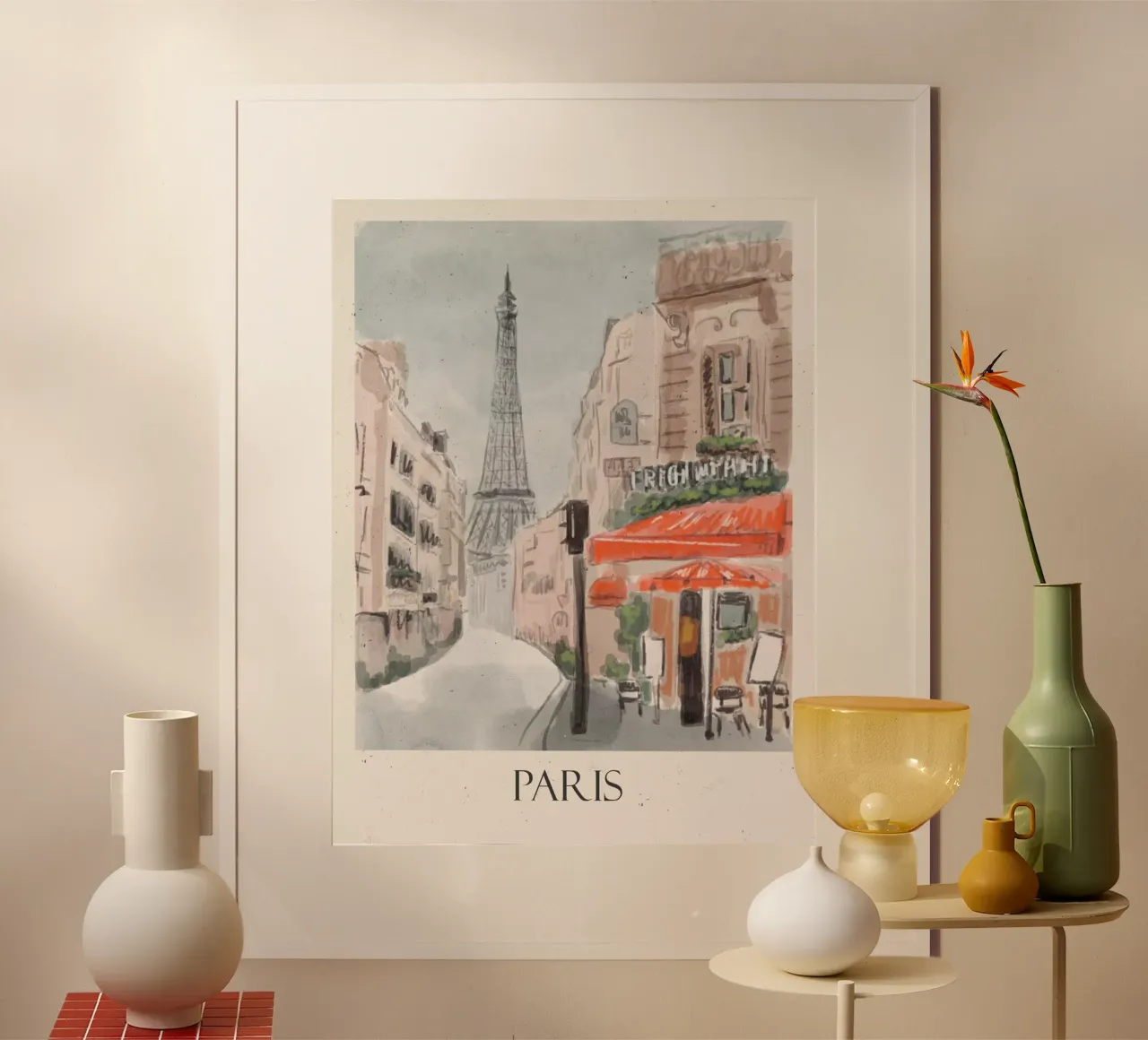 Paris poster by Indigo Rain