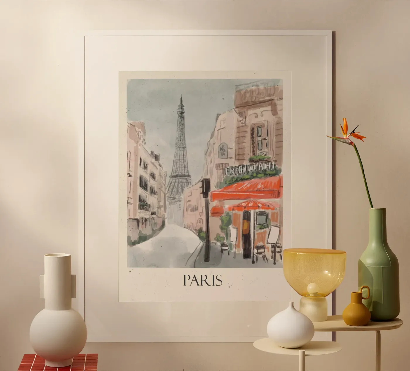 Paris poster de Indigo Rain