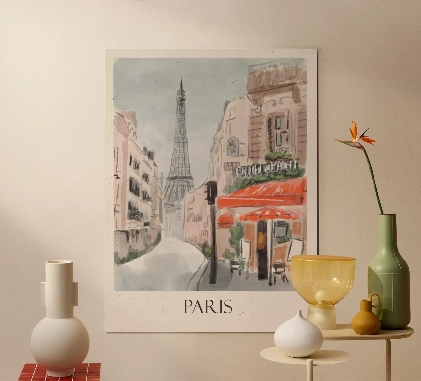Paris poster de Indigo Rain