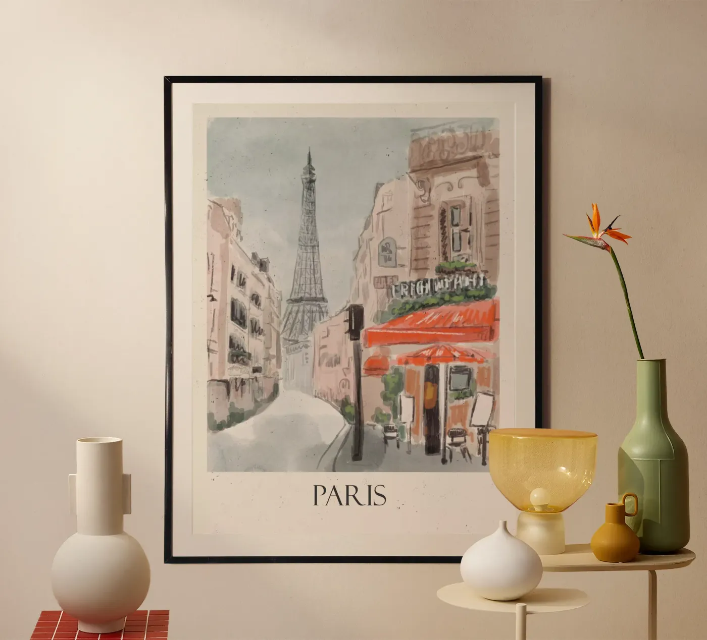 Paris poster by Indigo Rain