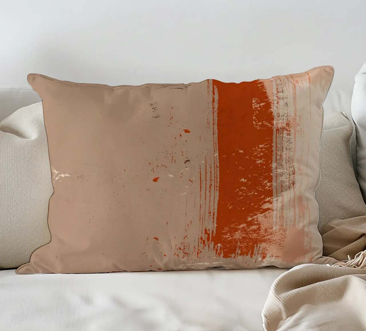 Surfaces 10 | Warm Abstract cuscino da sabidussi