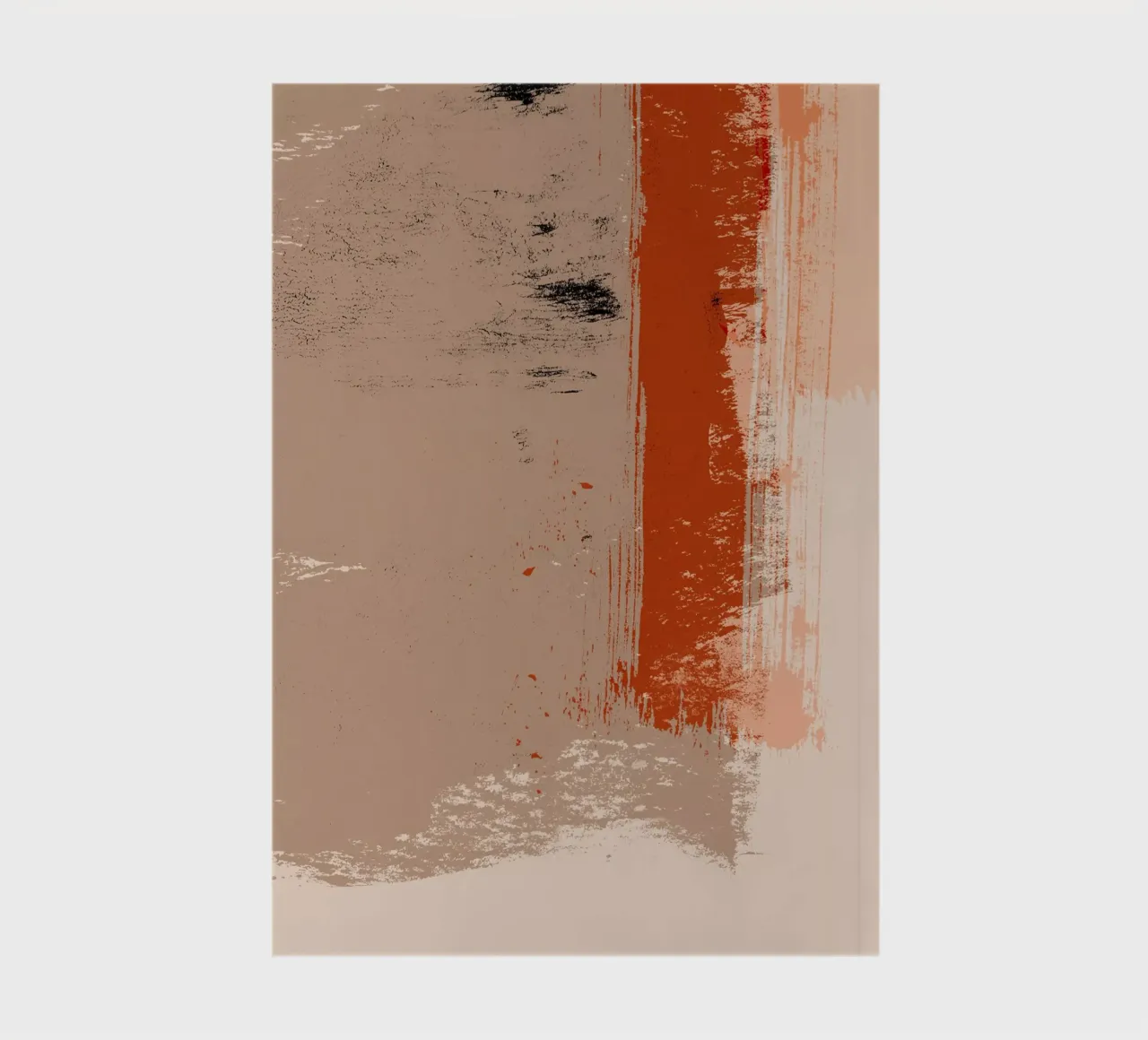 Surfaces 10 | Warm Abstract notebook by sabidussi