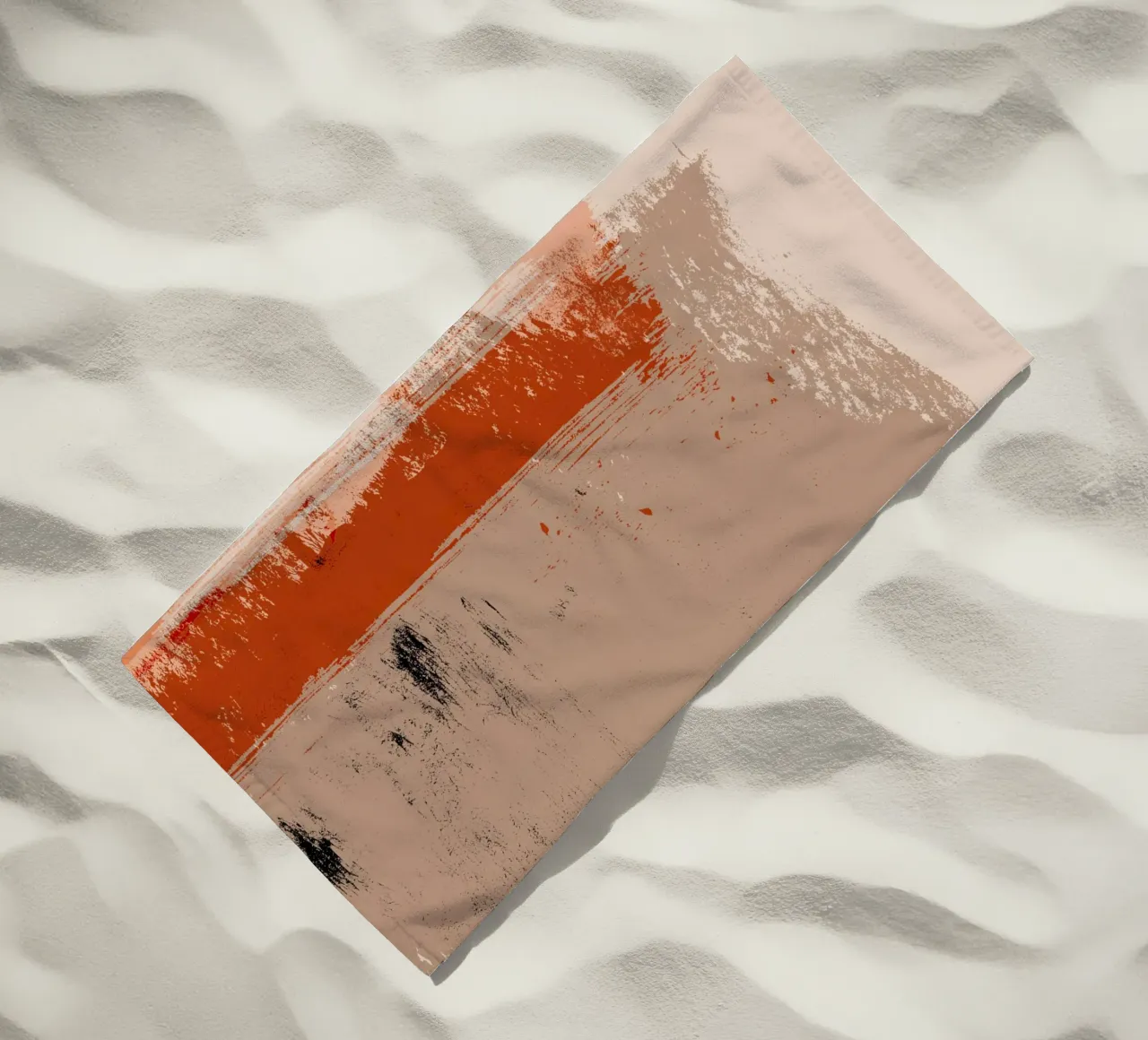 Surfaces 10 | Warm Abstract toalla de playa de sabidussi