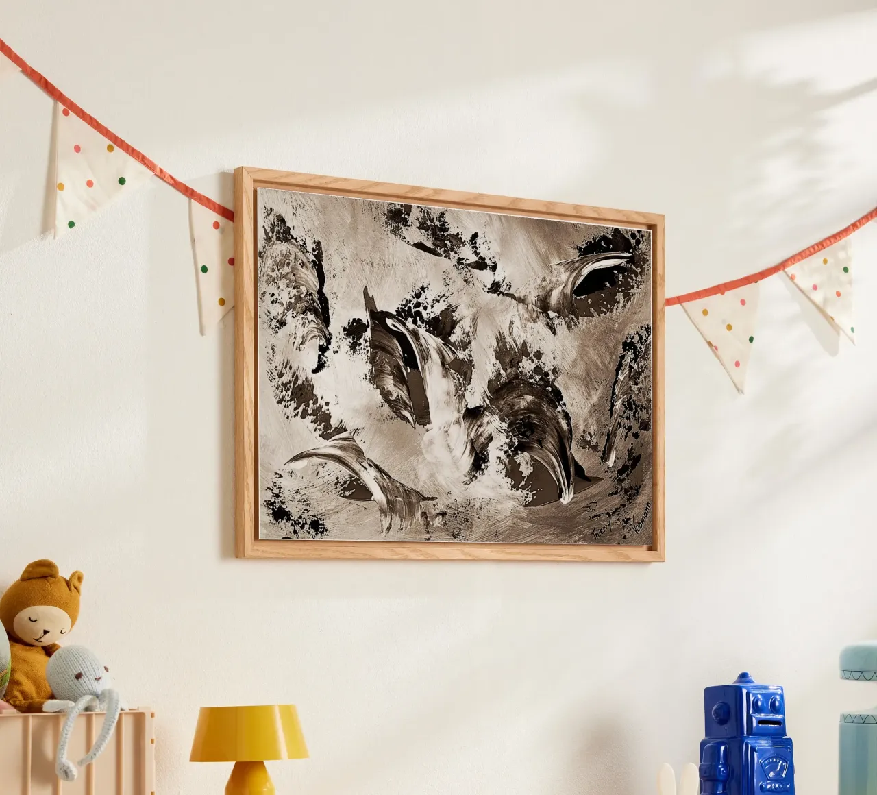 SEPIA 67 plexiglass da Thierry Vobmann Abstract painting