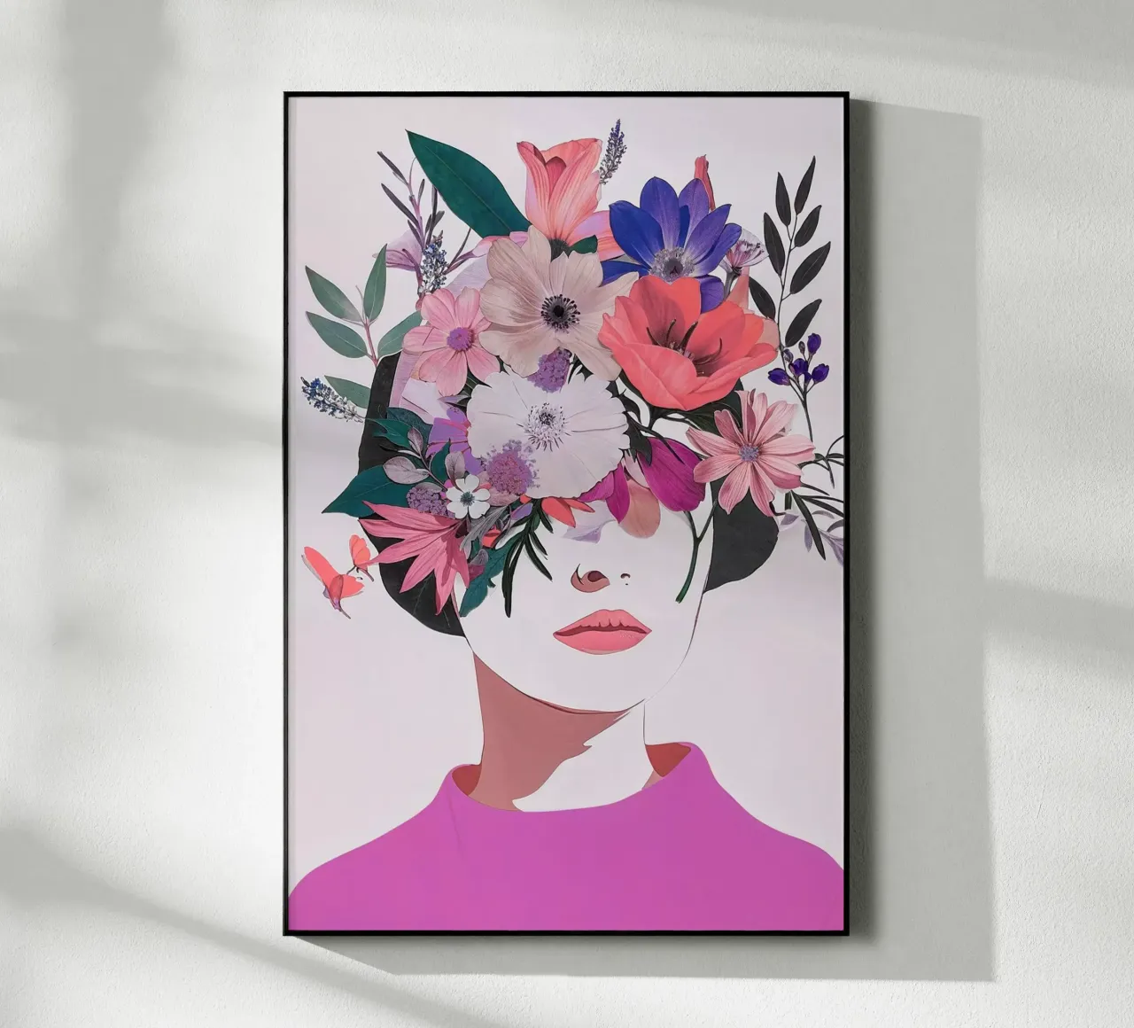 Floral Muse plexiglass da La Collagerie