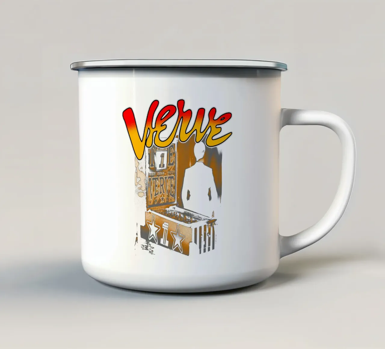 I Verve Indle Band tazza in smalto da mannys_artt
