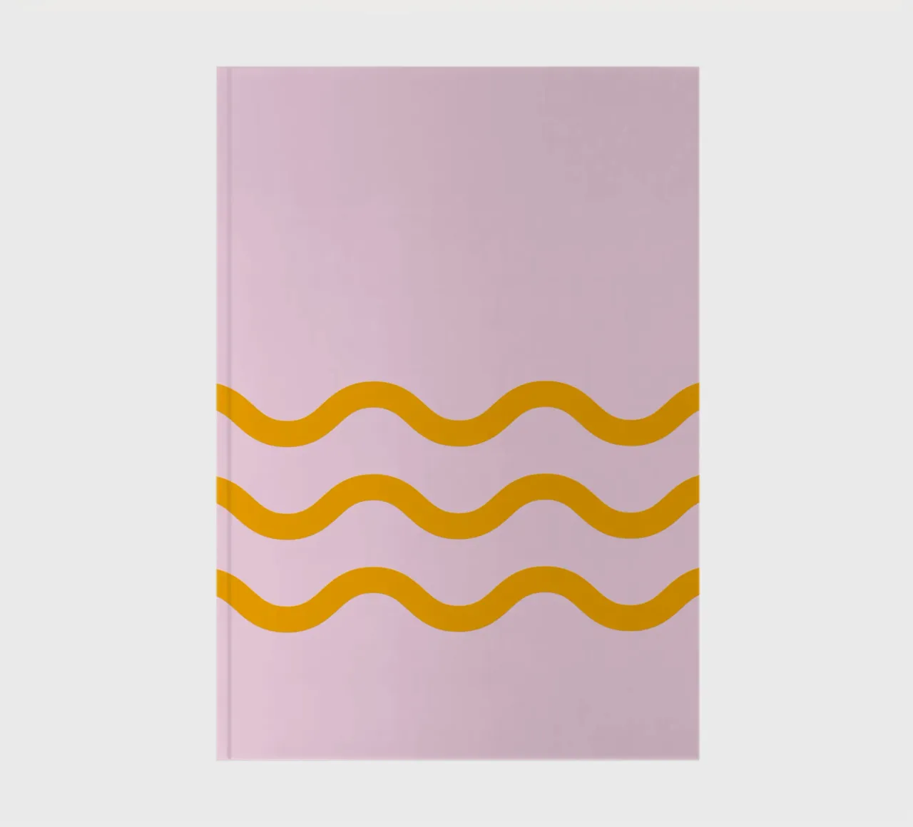 Single wave 3 lines notebook by Katja Stehle Design