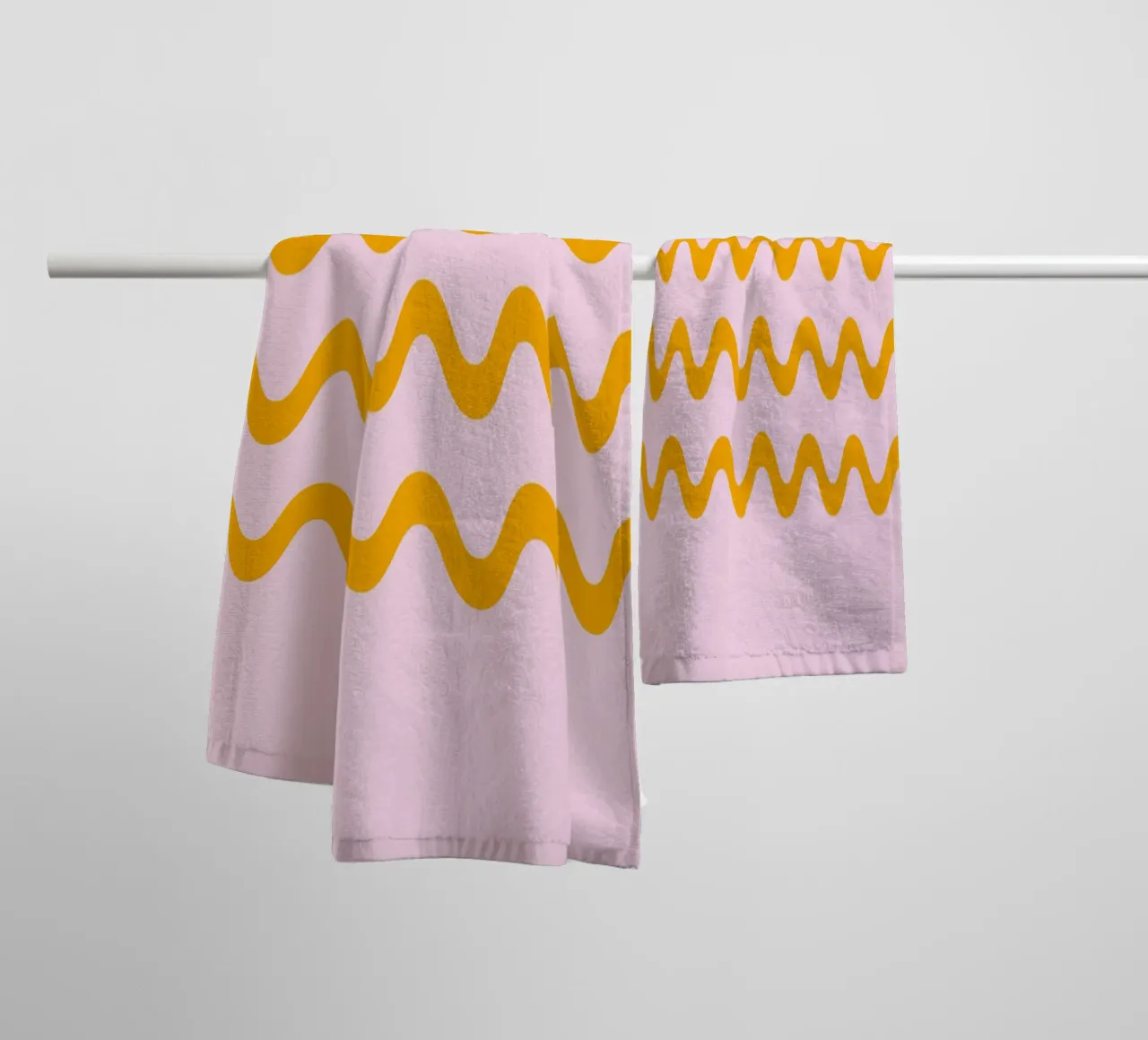 Single wave 3 lines towel by Katja Stehle Design