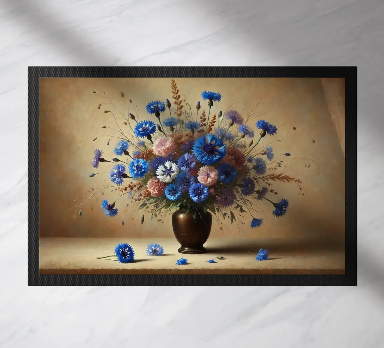Bouquet di fiordalisi vittoriano zerbino da VintageBotanics