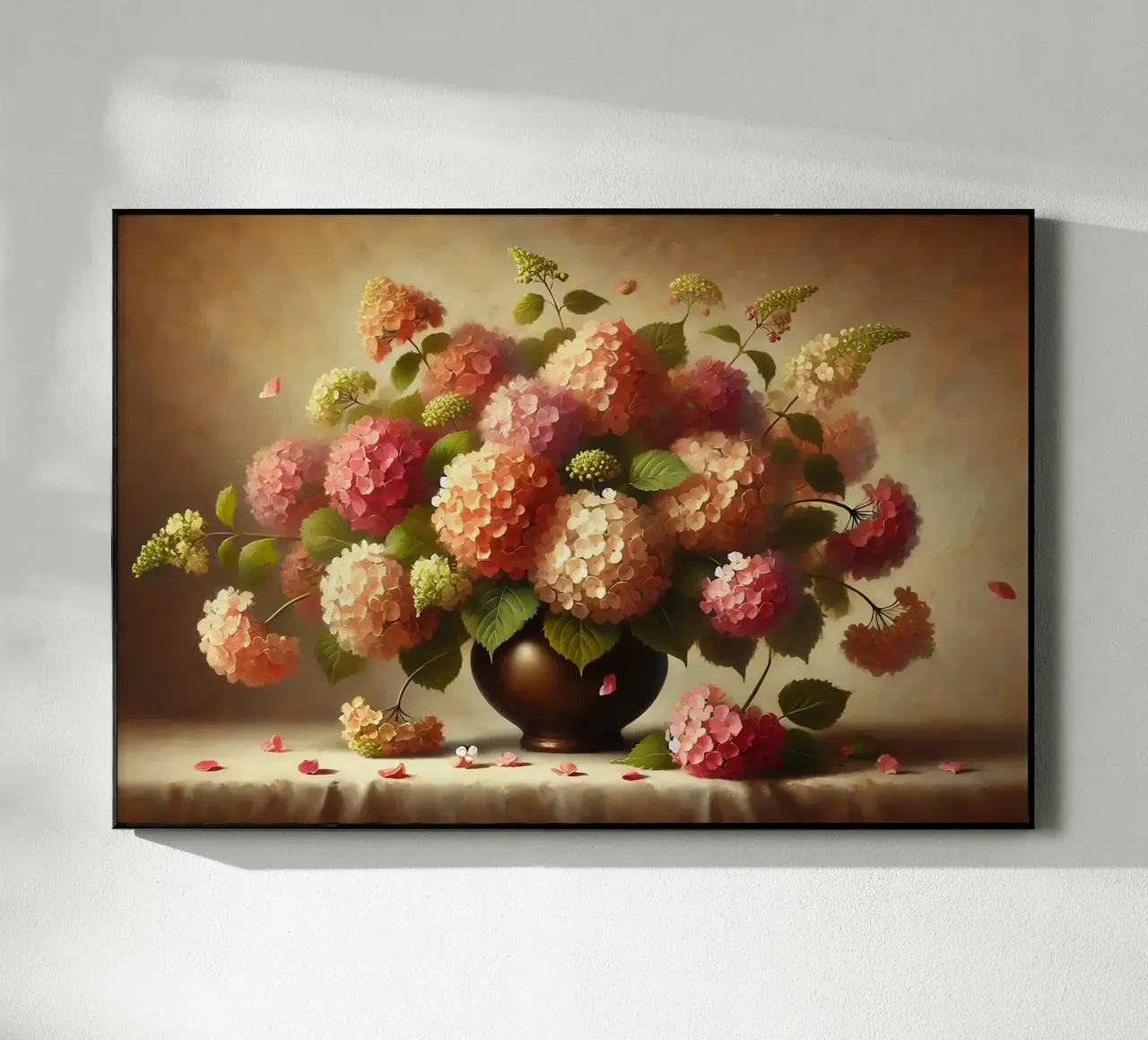 Bouquet di ortensie vittoriane plexiglass da VintageBotanics