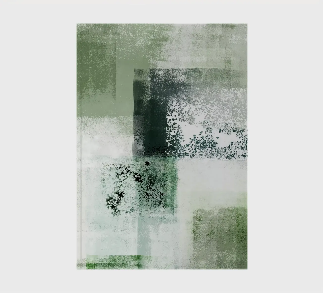 Surfaces 11 | Textured Greens notebook by sabidussi