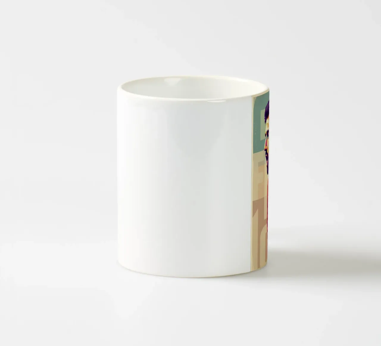 Bruno Fernandes pop art tazza in ceramica da Hantamrata