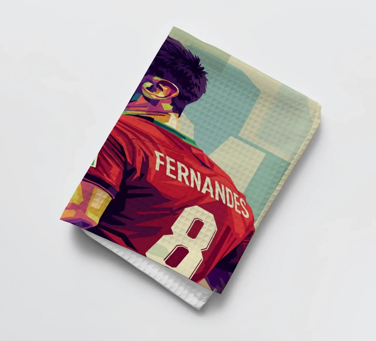 Bruno Fernandes pop art torchon de Hantamrata