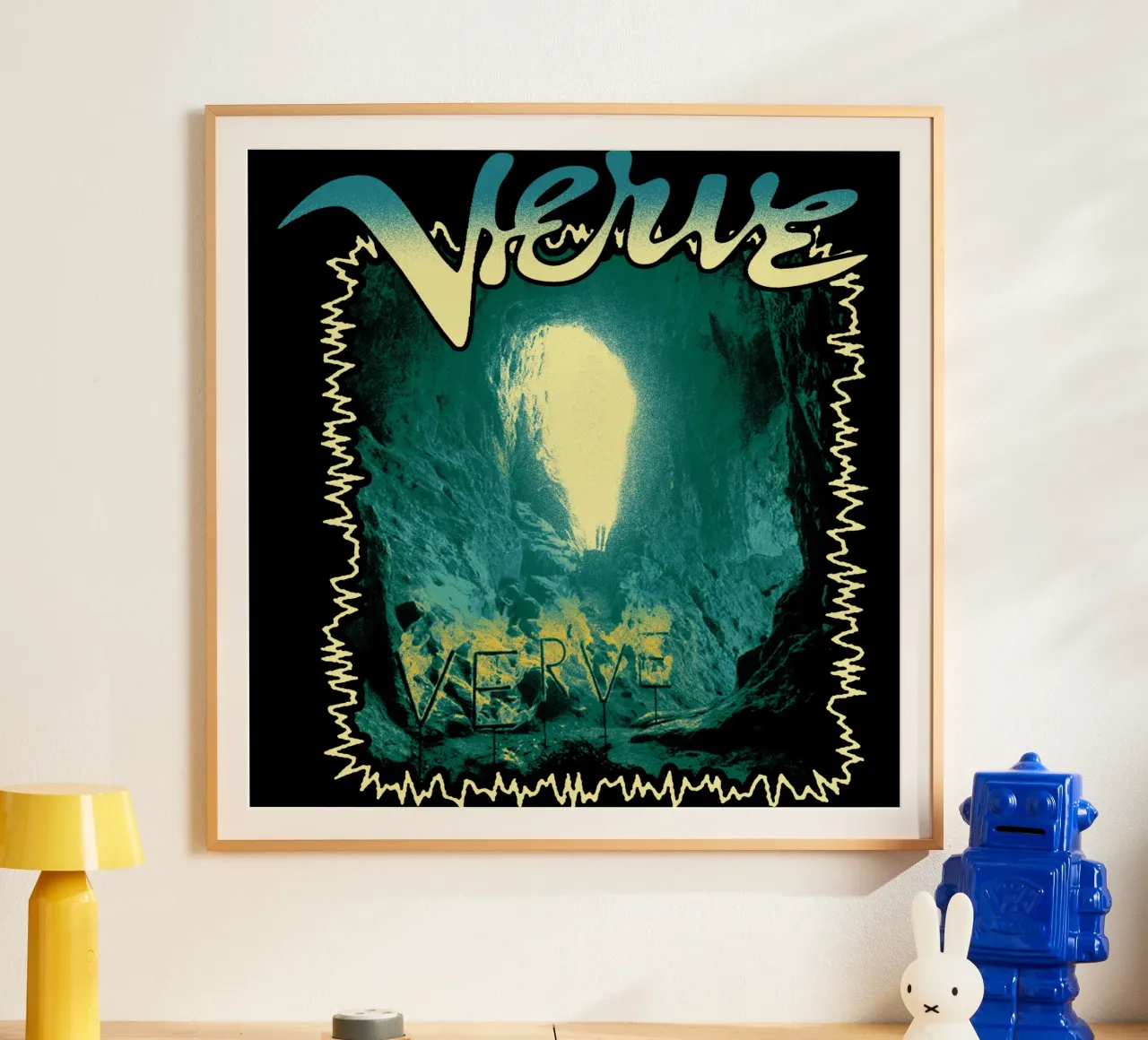Vintage The Verve Rock Band poster da mannys_artt