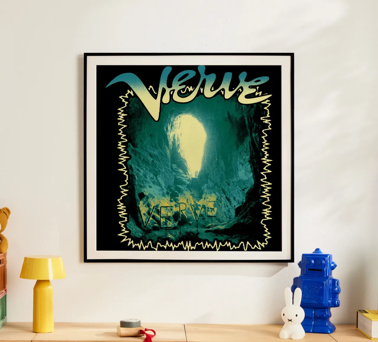Vintage The Verve Rock Band poster da mannys_artt
