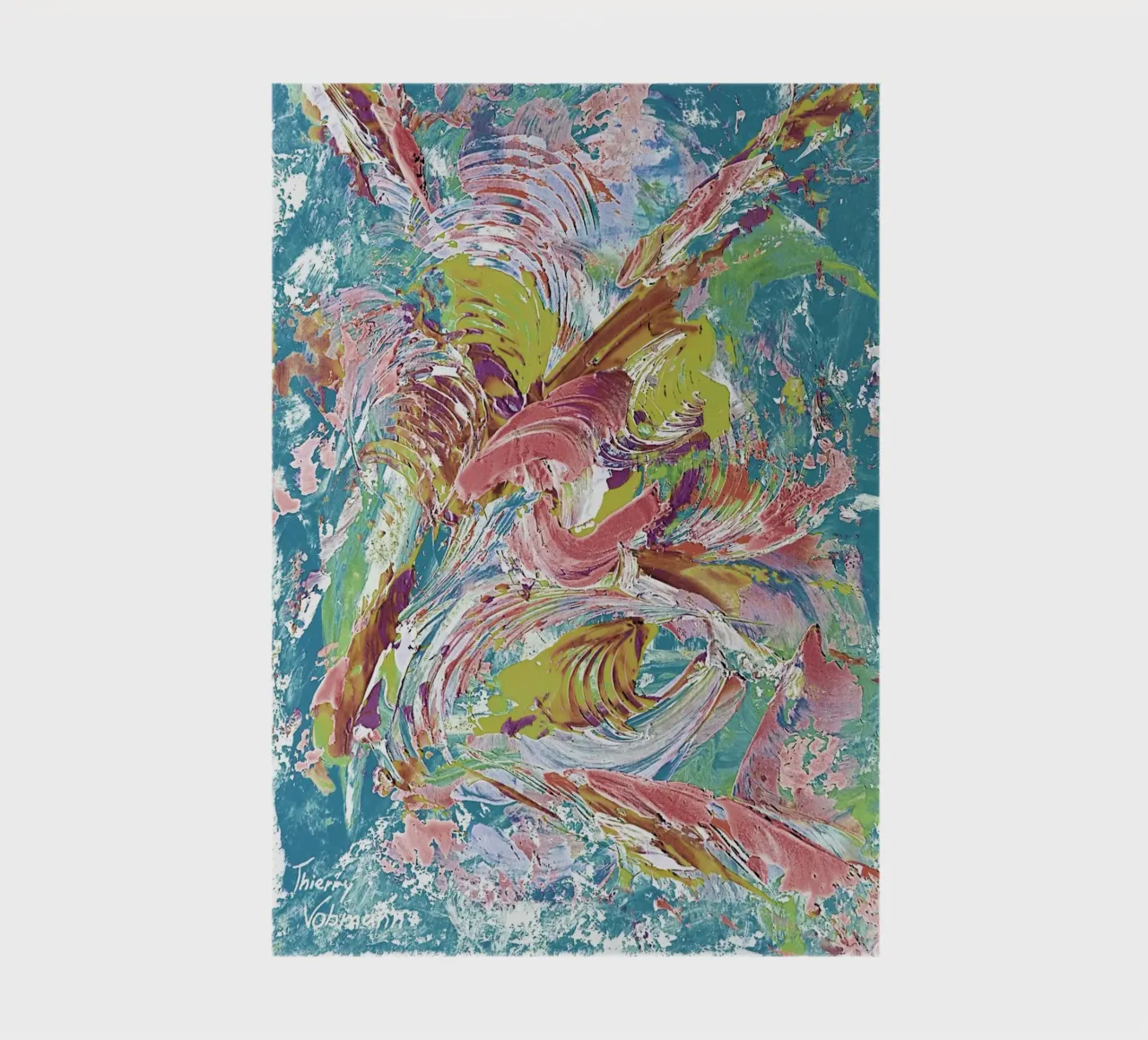 IDEAL GIFT 80 invers. diario da Thierry Vobmann Abstract painting
