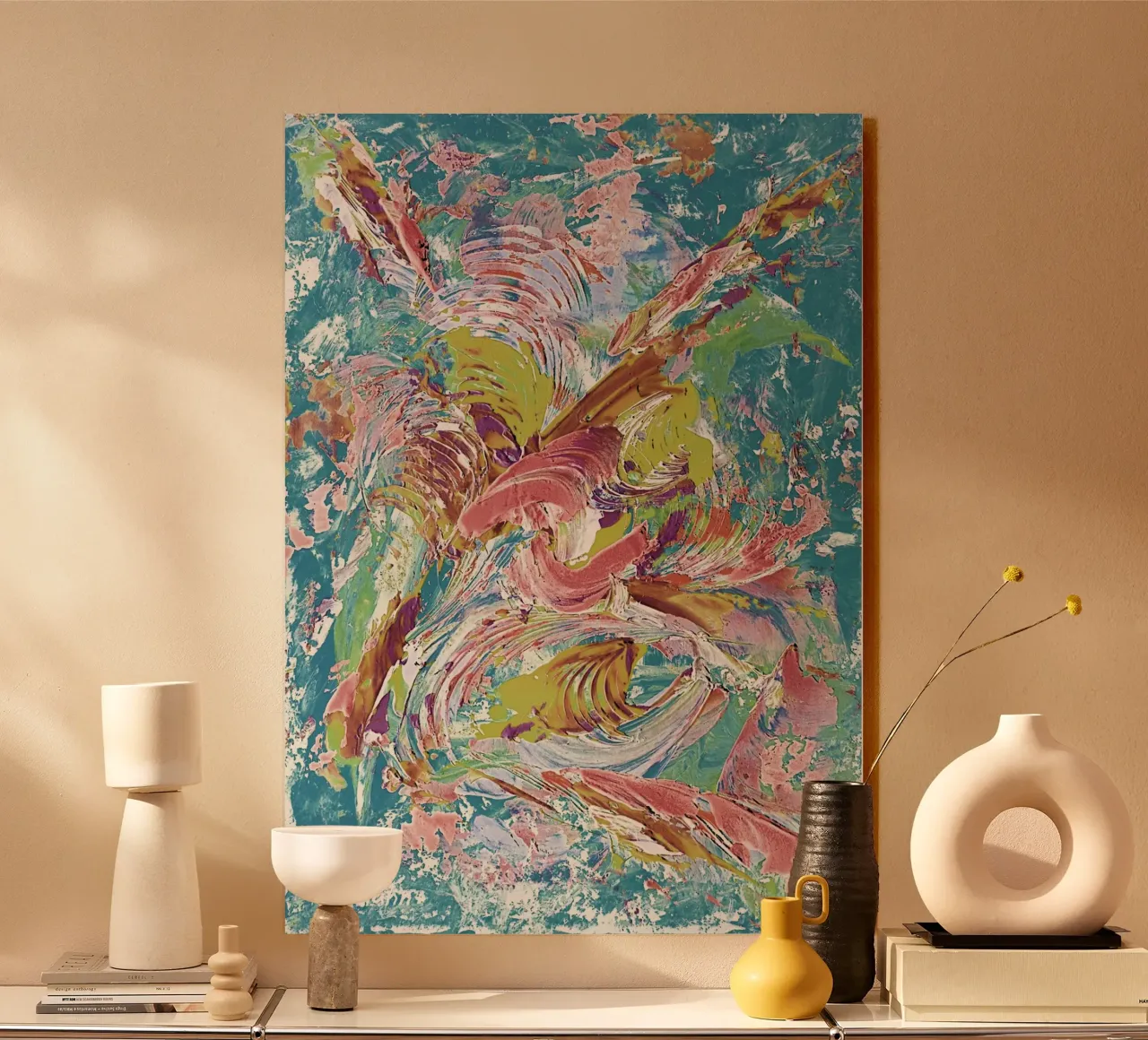 IDEAL GIFT 80 invers. plexiglass da Thierry Vobmann Abstract painting