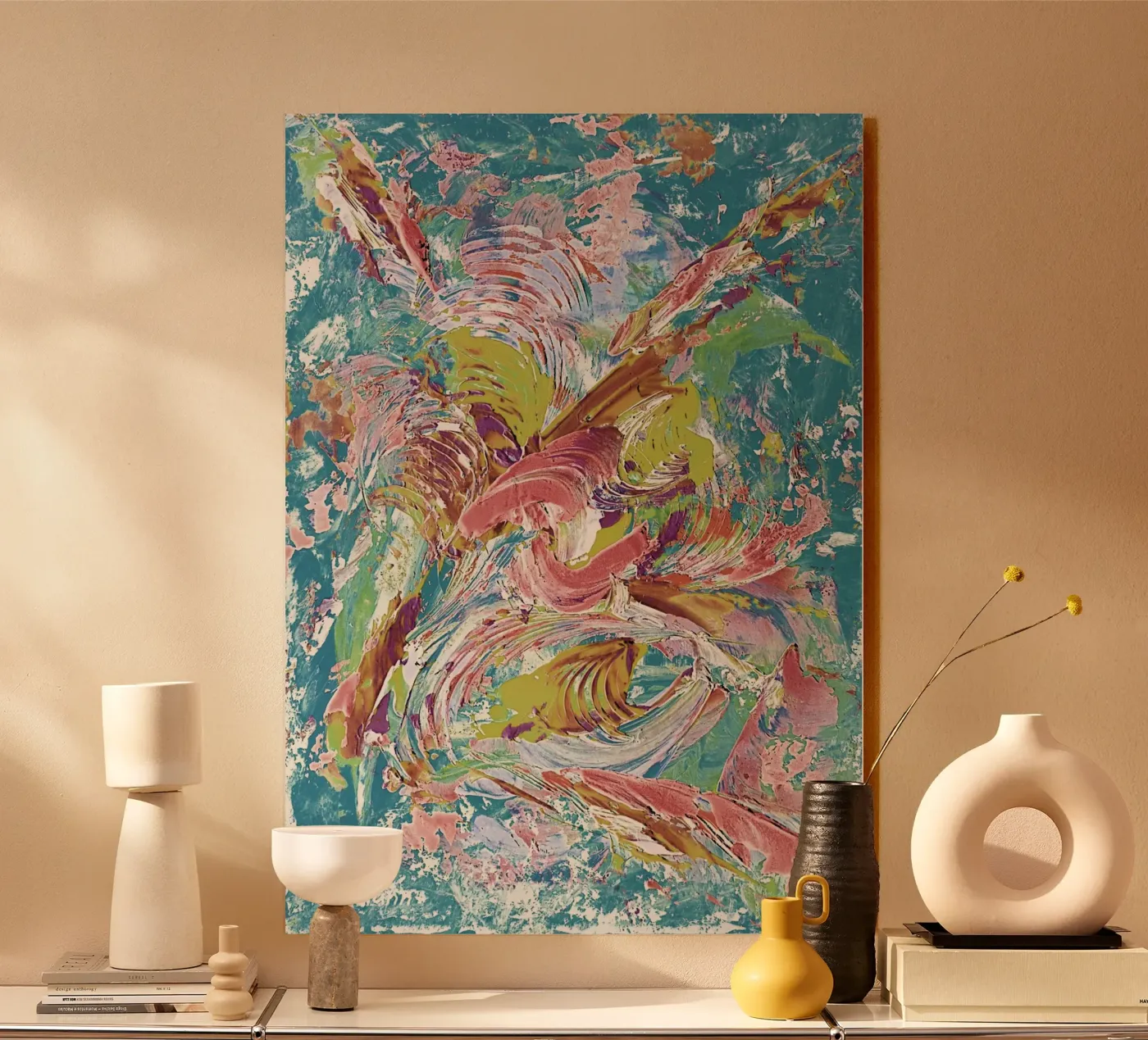 IDEAL GIFT 80 invers. plexiglass da Thierry Vobmann Abstract painting