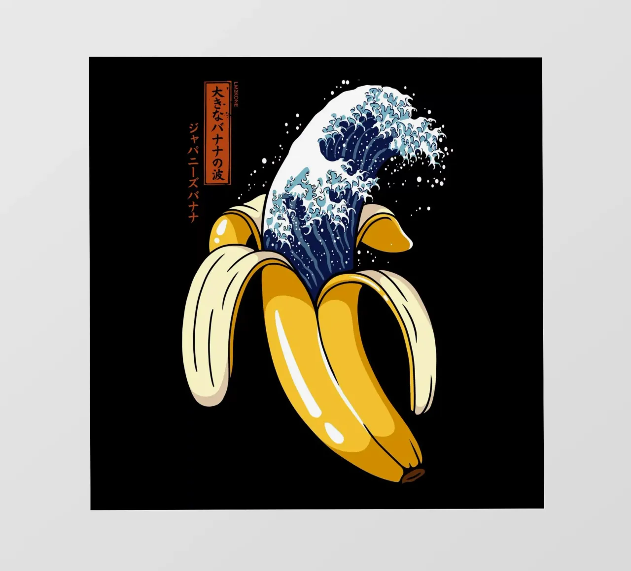The Great Wave of Banana pvc cover by LM2KONE