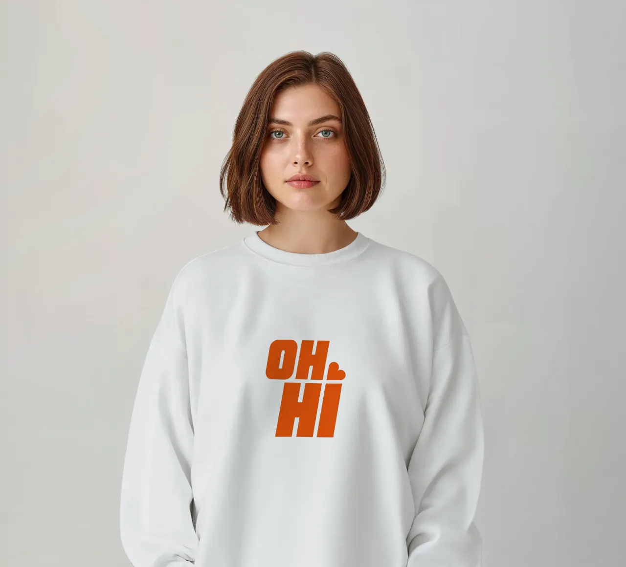 Oh ciao - con il cuore felpa da Katja Stehle Design