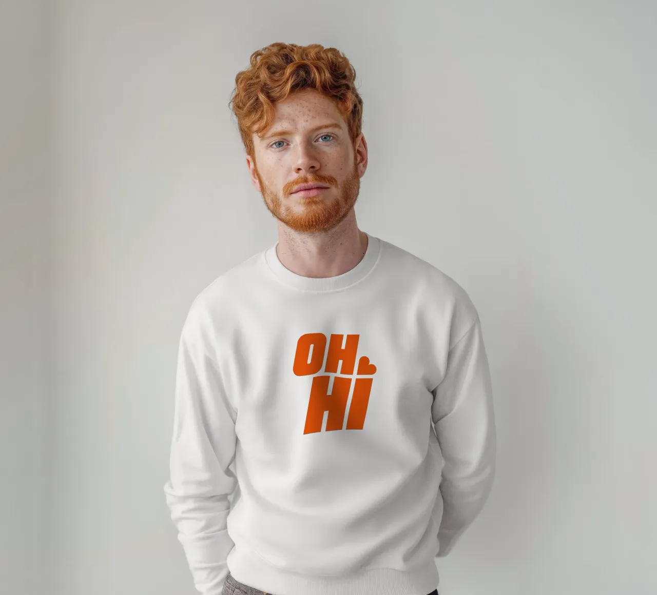 Oh ciao - con il cuore felpa da Katja Stehle Design