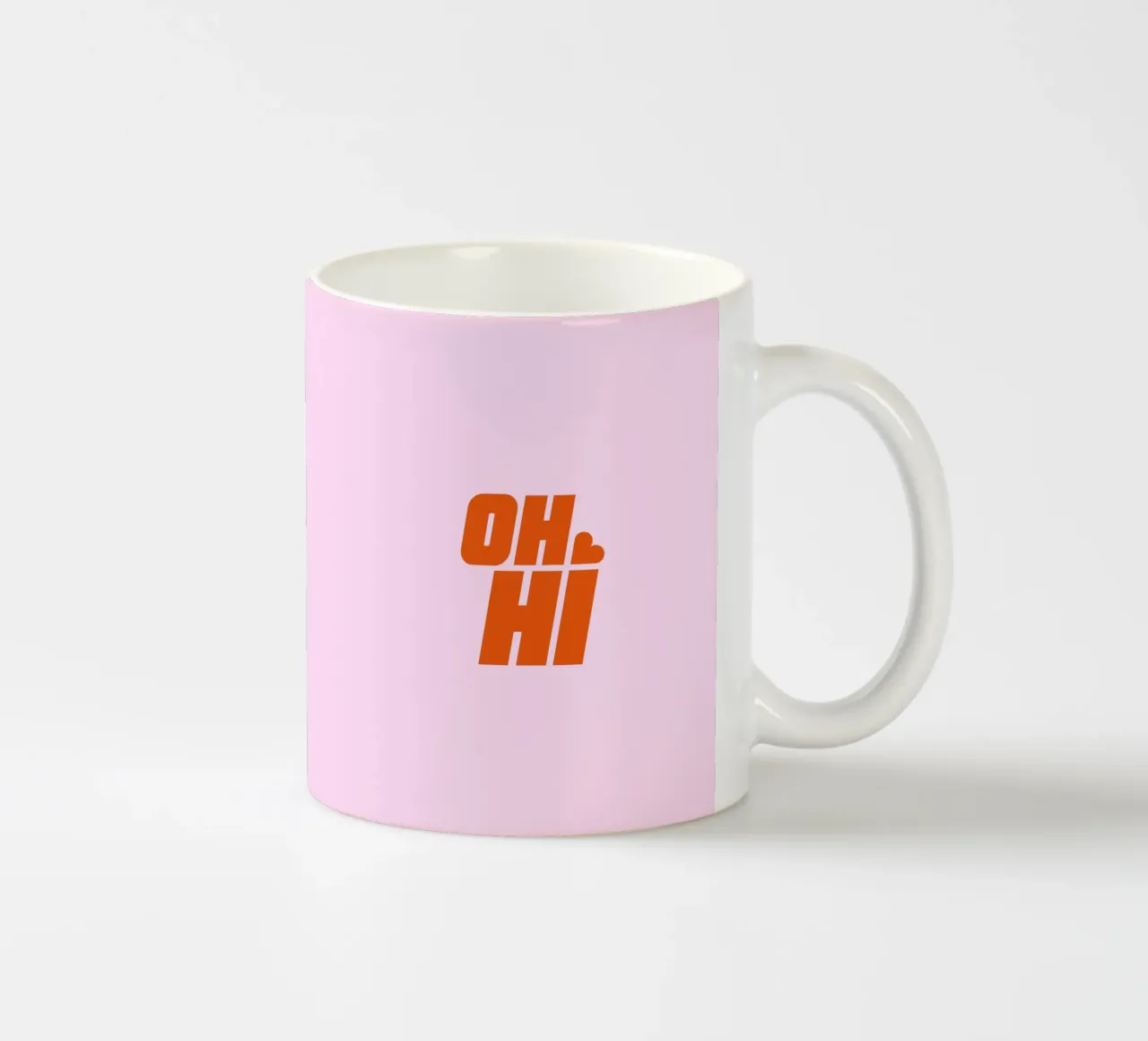 Oh ciao - con il cuore tazza in ceramica da Katja Stehle Design
